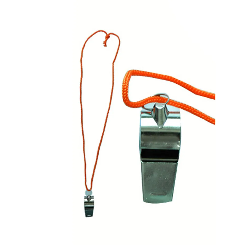 6 Pc Coach Whistle Signal Referee Loud Whistle Survival Safety Sports Basketball