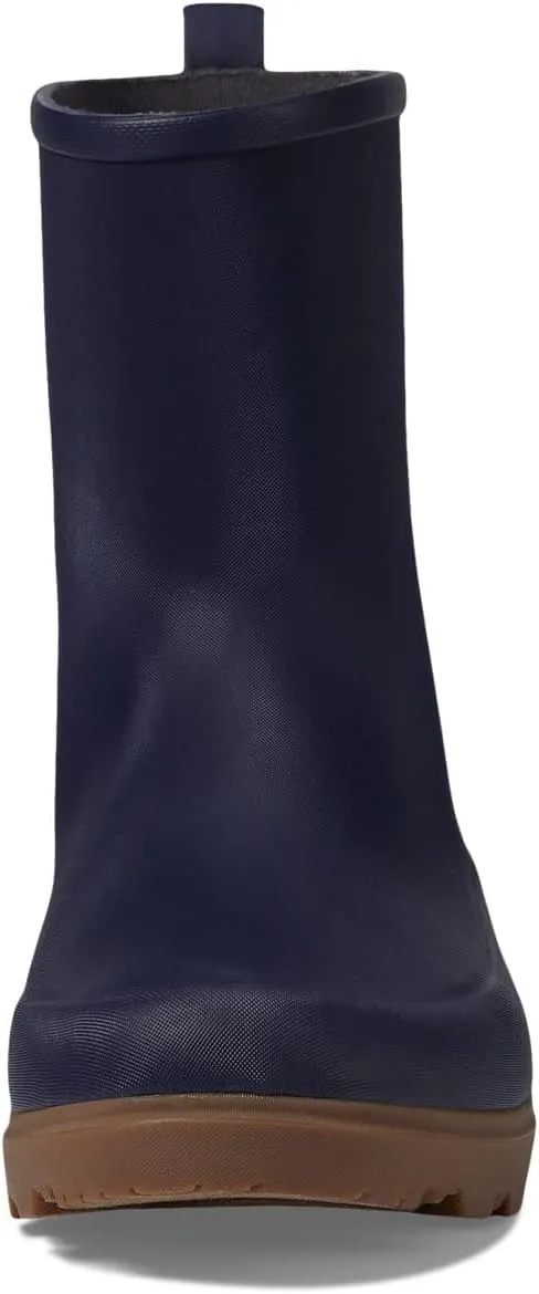 Holly Jr Mid Bogs Rubber Boots, Navy