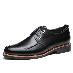 Men Dress Shoes, Lace-Up Office Shoes, Black, Brown