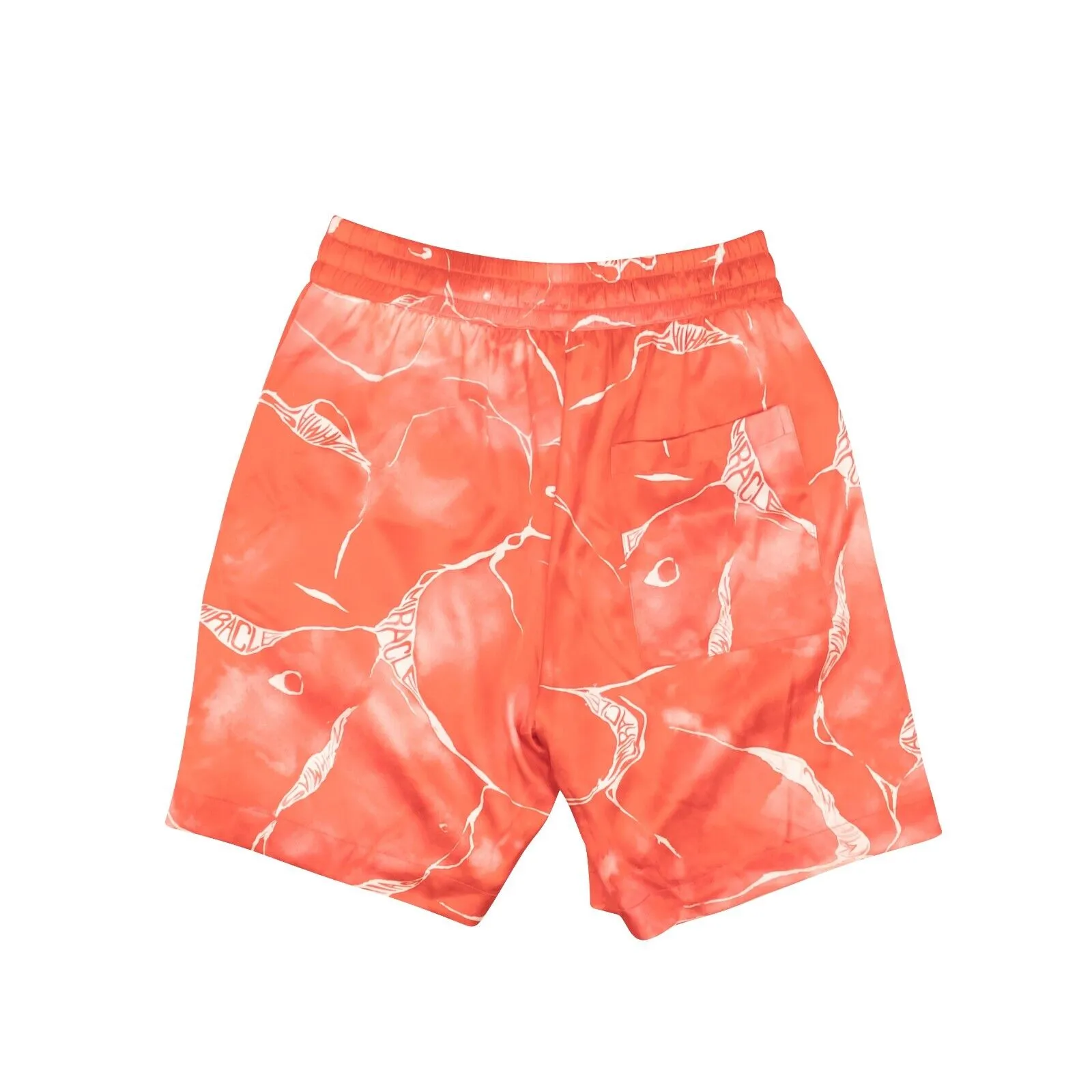 Nahmias Miracle Tie Dye Silk Shorts - Red