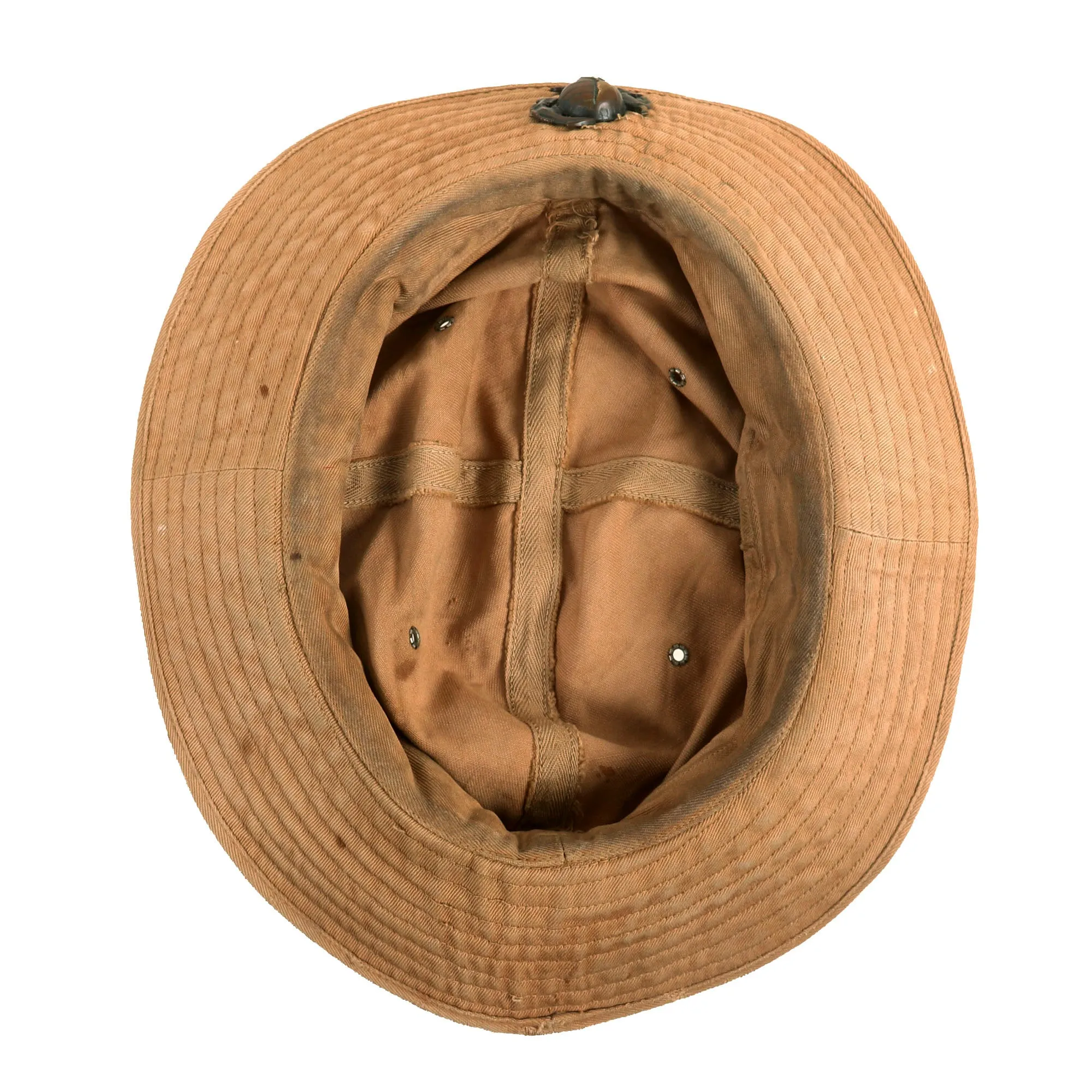 Original U.S. WWII U.S.M.C. Daisy Mae Fatigue Cap with EGA on Upturned Brim
