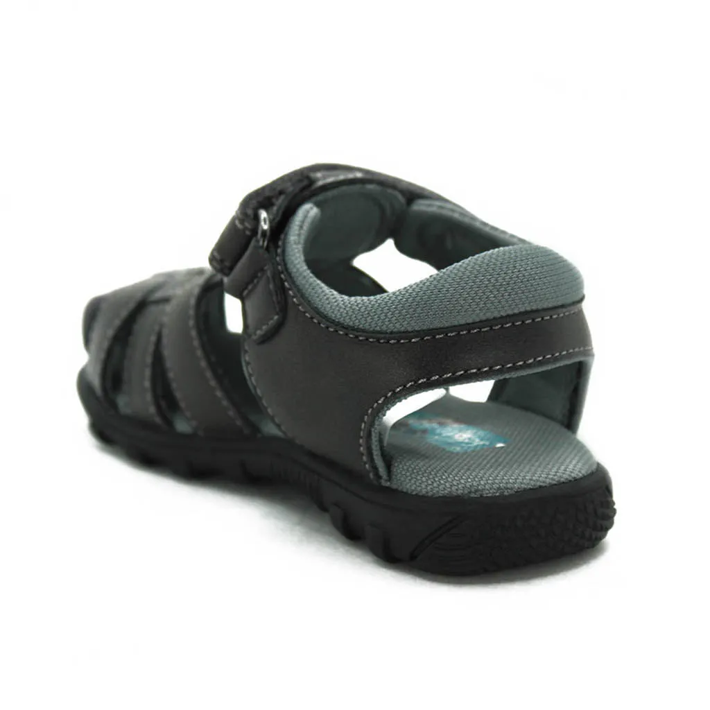 Scott David Felix Sandals Grey Walkers Toddlers Boy - Kids Shoes