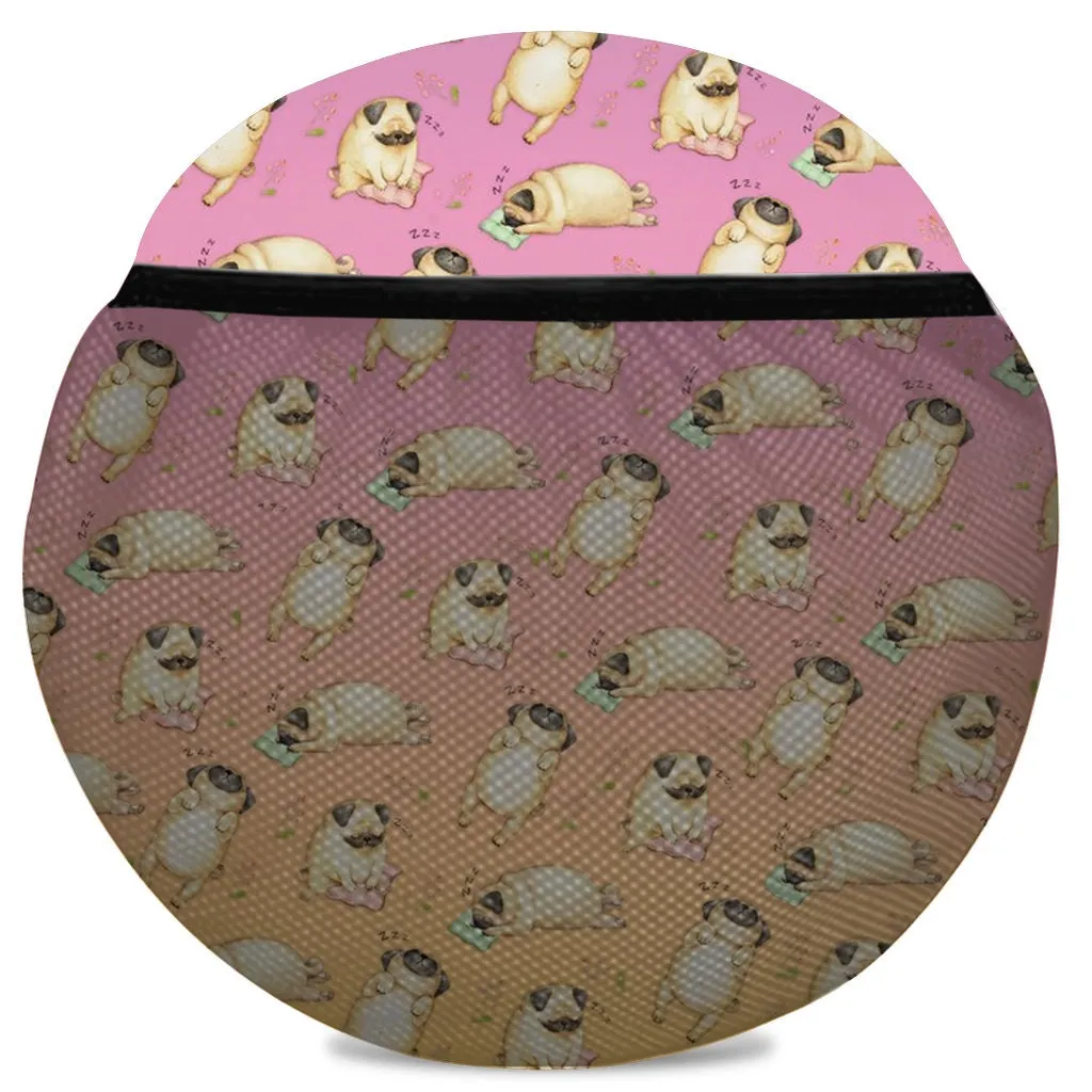 Sleeping Pugs Duffle Bags