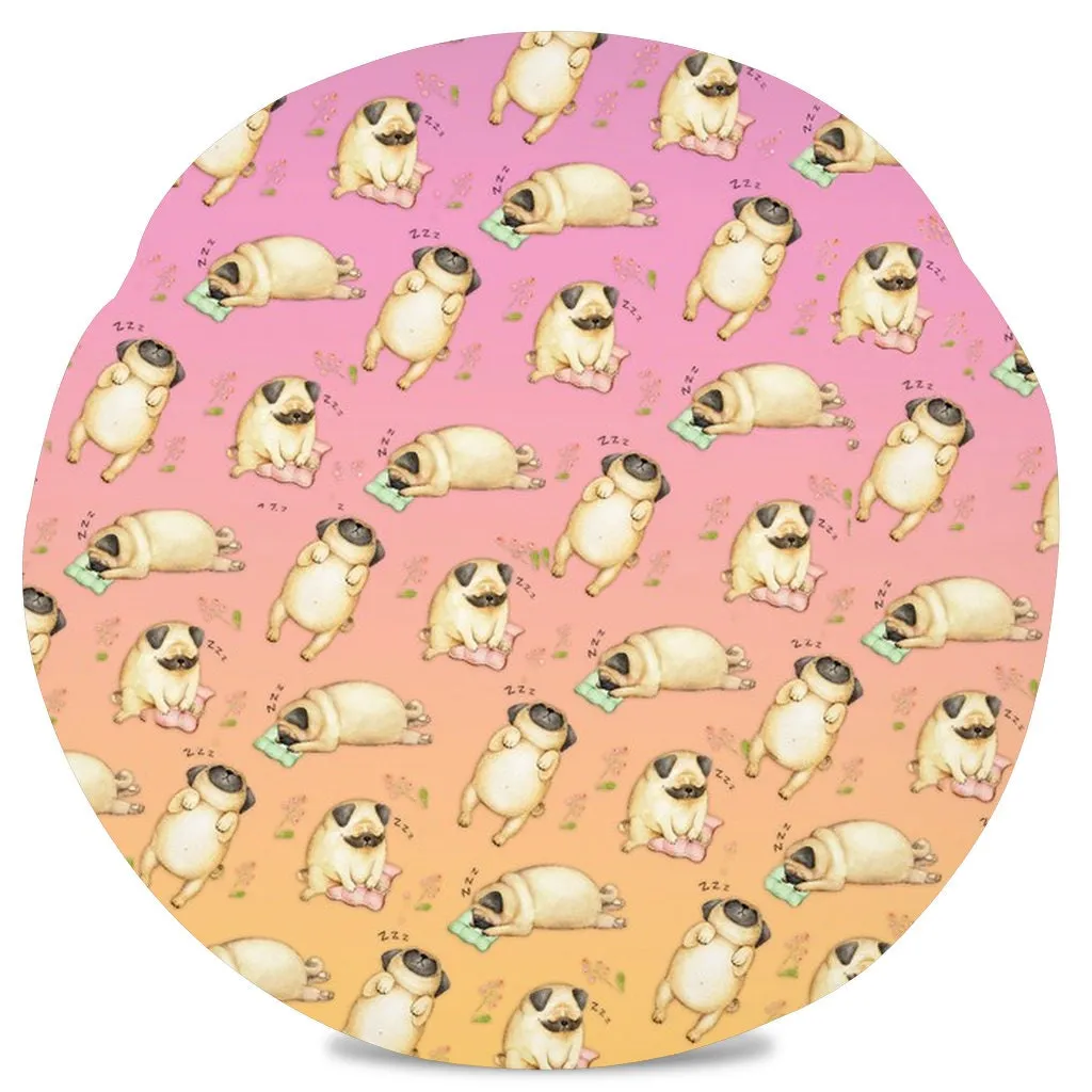 Sleeping Pugs Duffle Bags