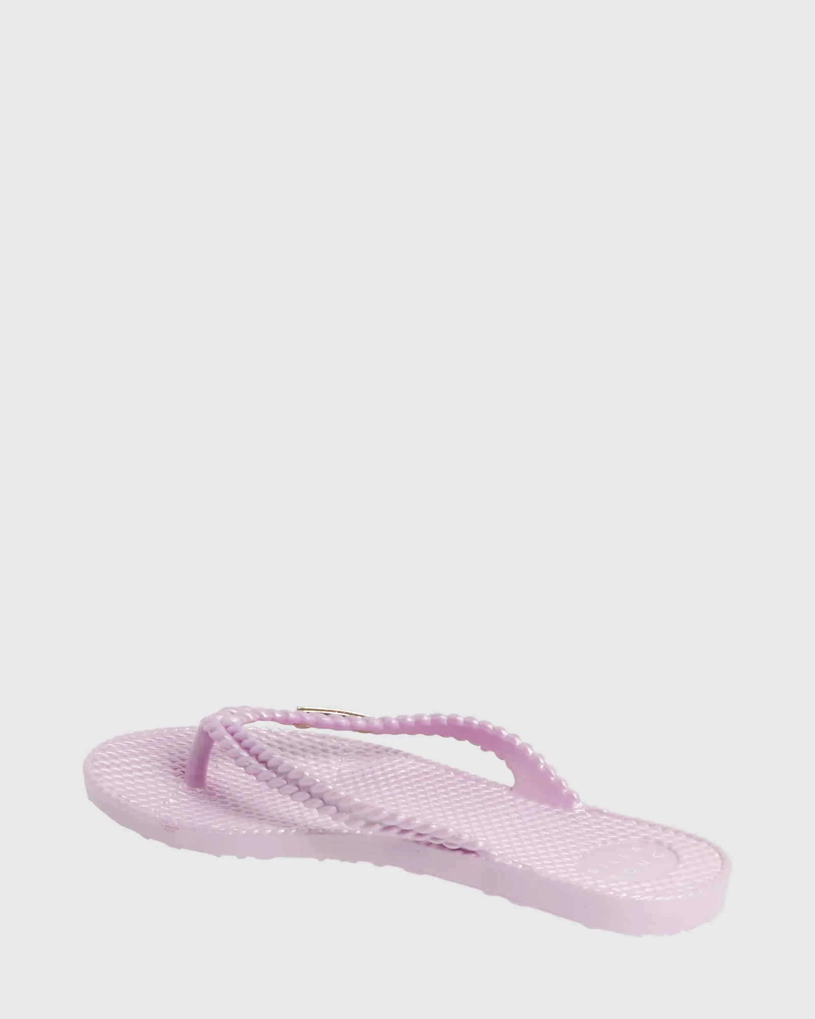 Womens Kick Back Metallic Thongs